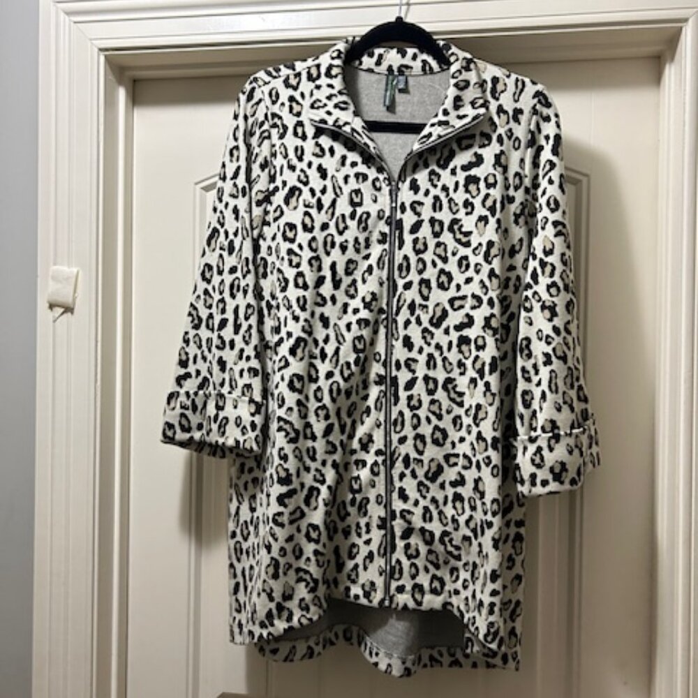 Leopard print jacket